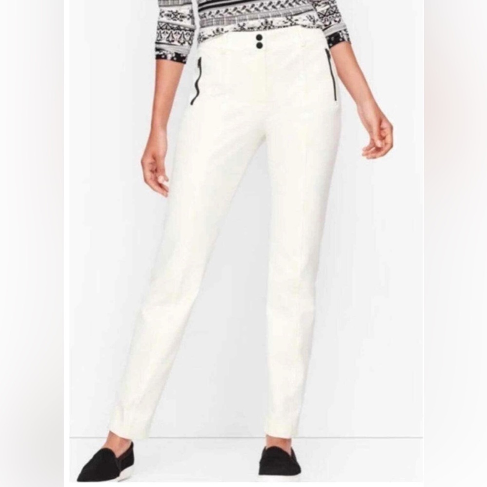 Talbots STRETCH TWILL STRAIGHT LEG PANTS
